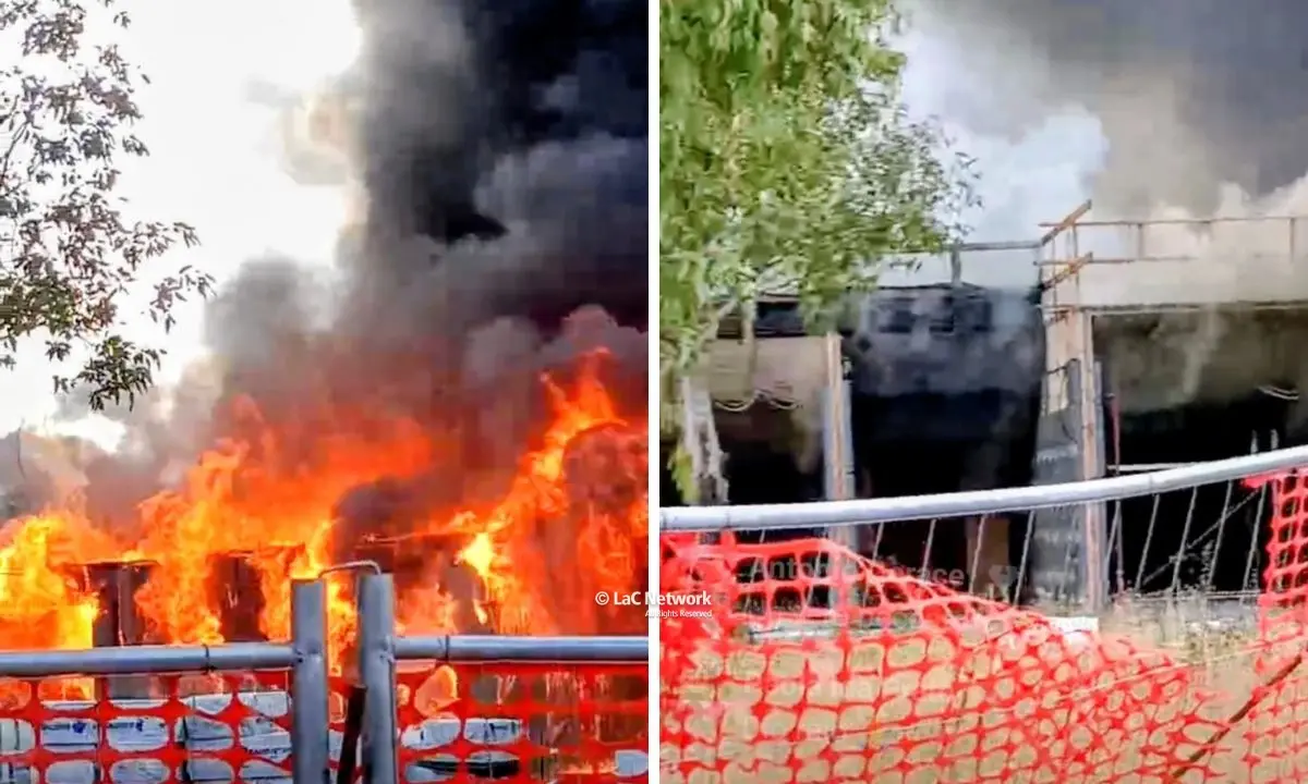 Isola Capo Rizzuto, incendio in una scuola in costruzione: distrutto il tetto\n