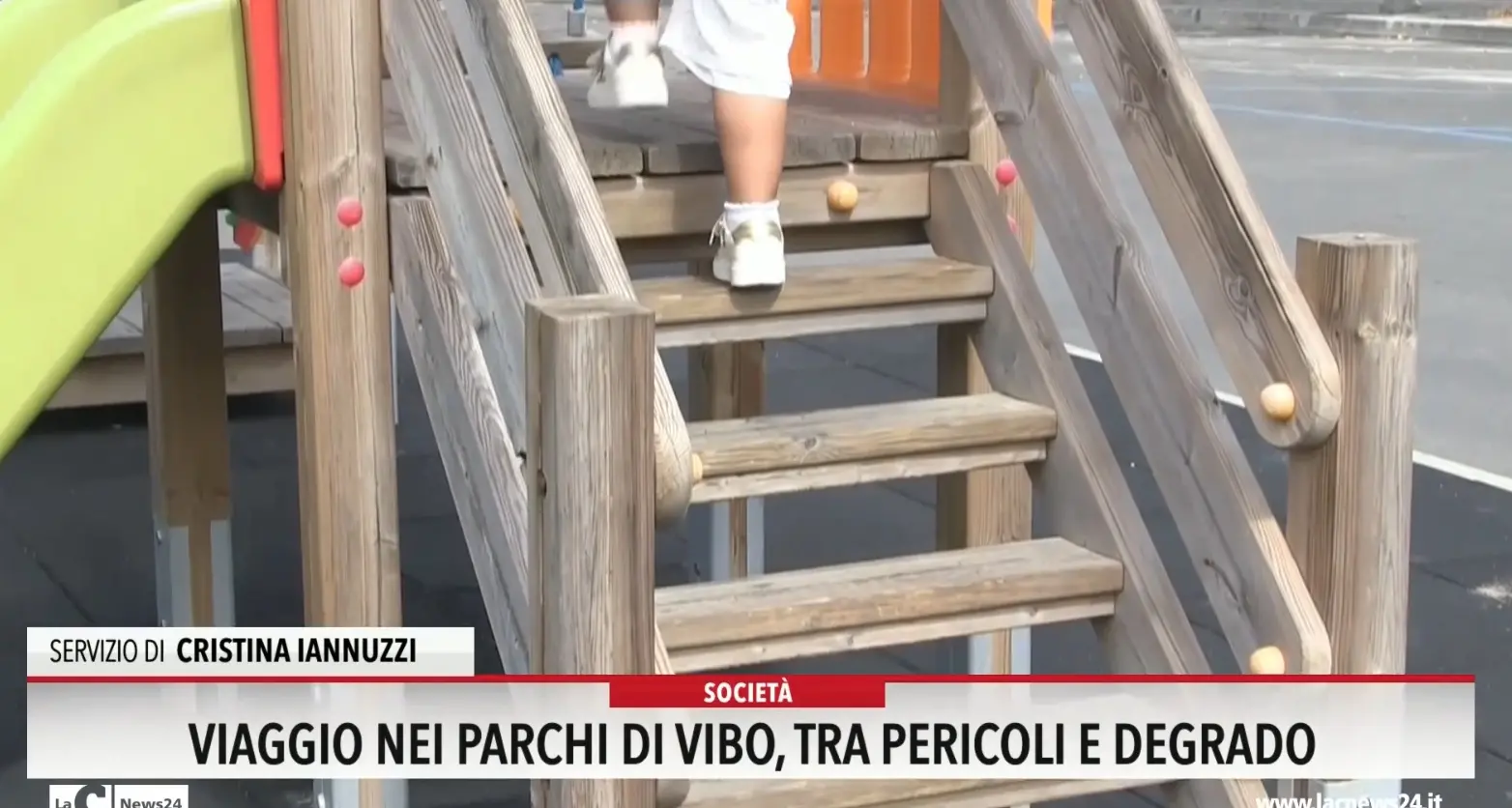 Viaggio nei parchi di Vibo tra pericoli e degrado