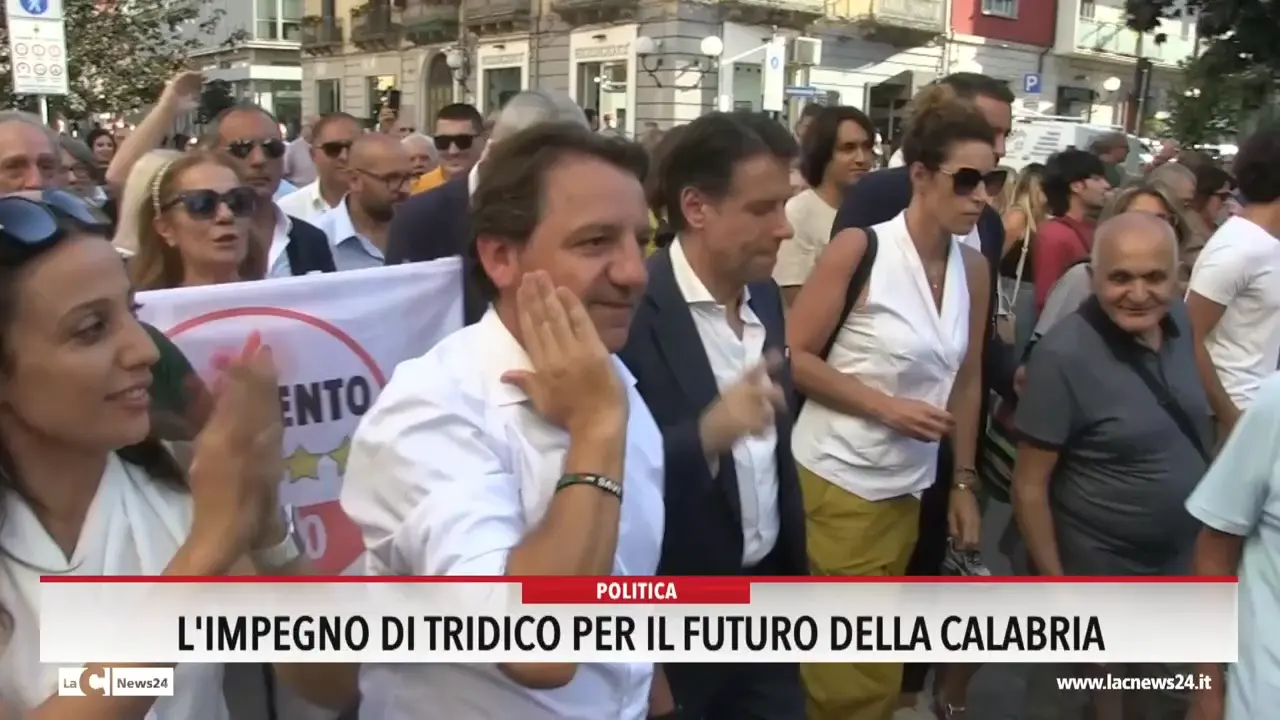 L'impegno di Tridico per il futuro della Calabria