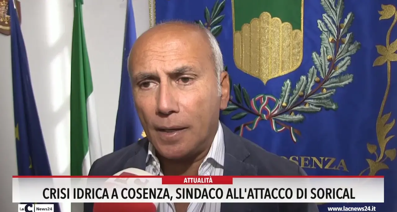 Crisi idrica a Cosenza, sindaco all'attacco di Sorical