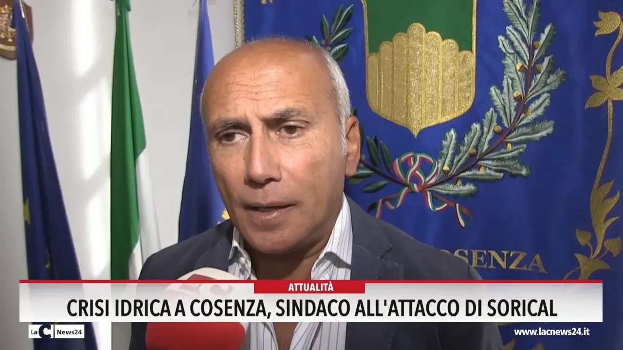 Crisi idrica a Cosenza, sindaco all'attacco di Sorical