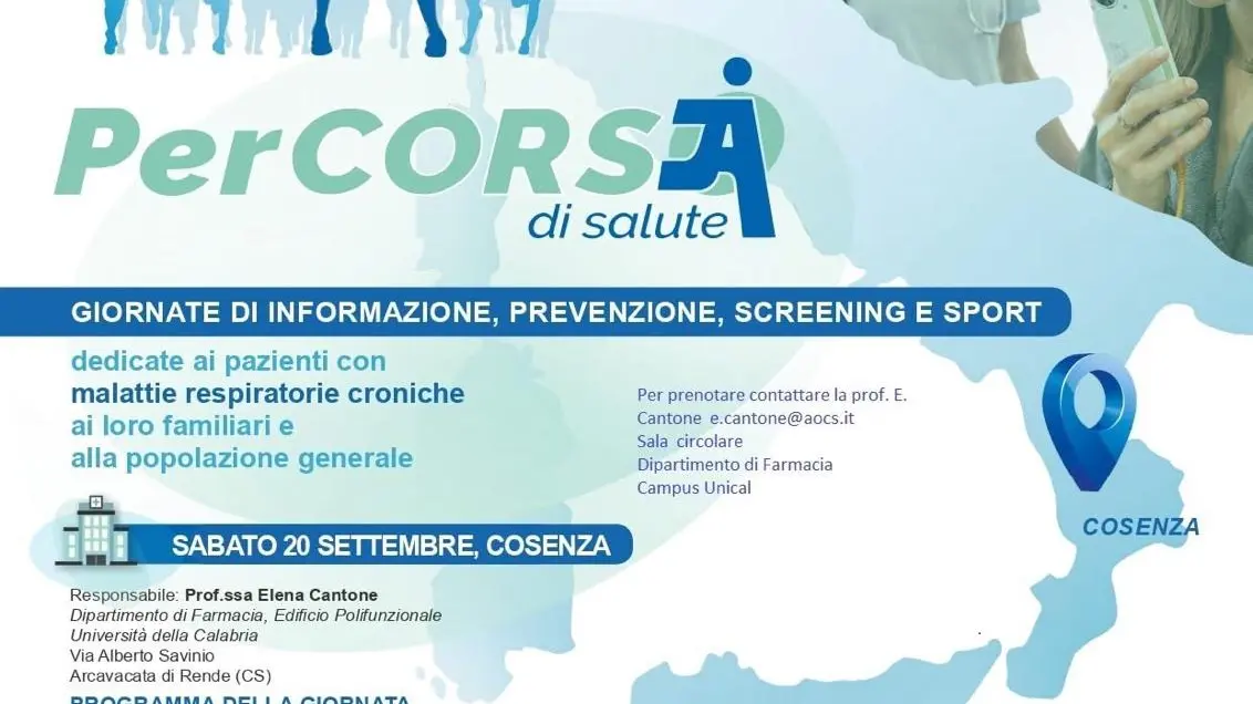 Percorsa di salute, all’Unical si discute di malattie respiratorie croniche
