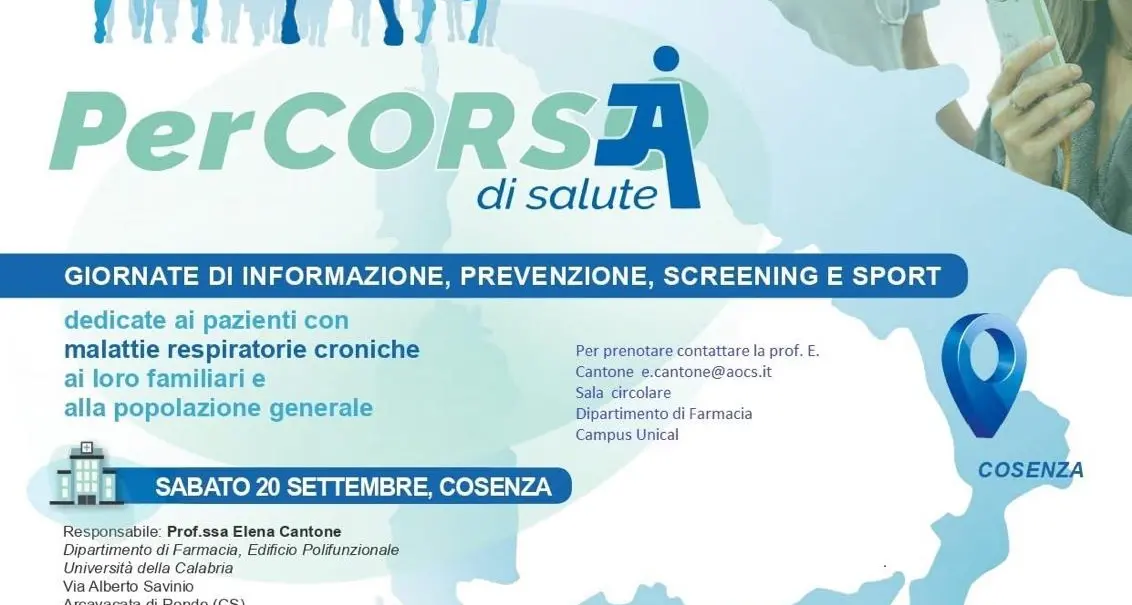 Percorsa di salute, all’Unical si discute di malattie respiratorie croniche