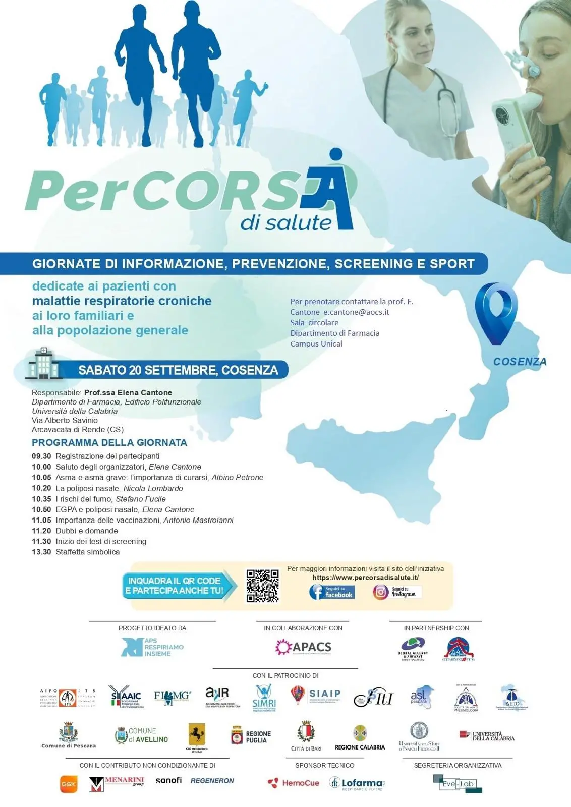 Percorsa di salute, all’Unical si discute di malattie respiratorie croniche