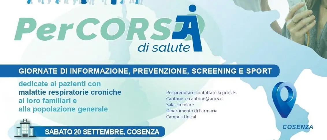 Percorsa di salute, all’Unical si discute di malattie respiratorie croniche