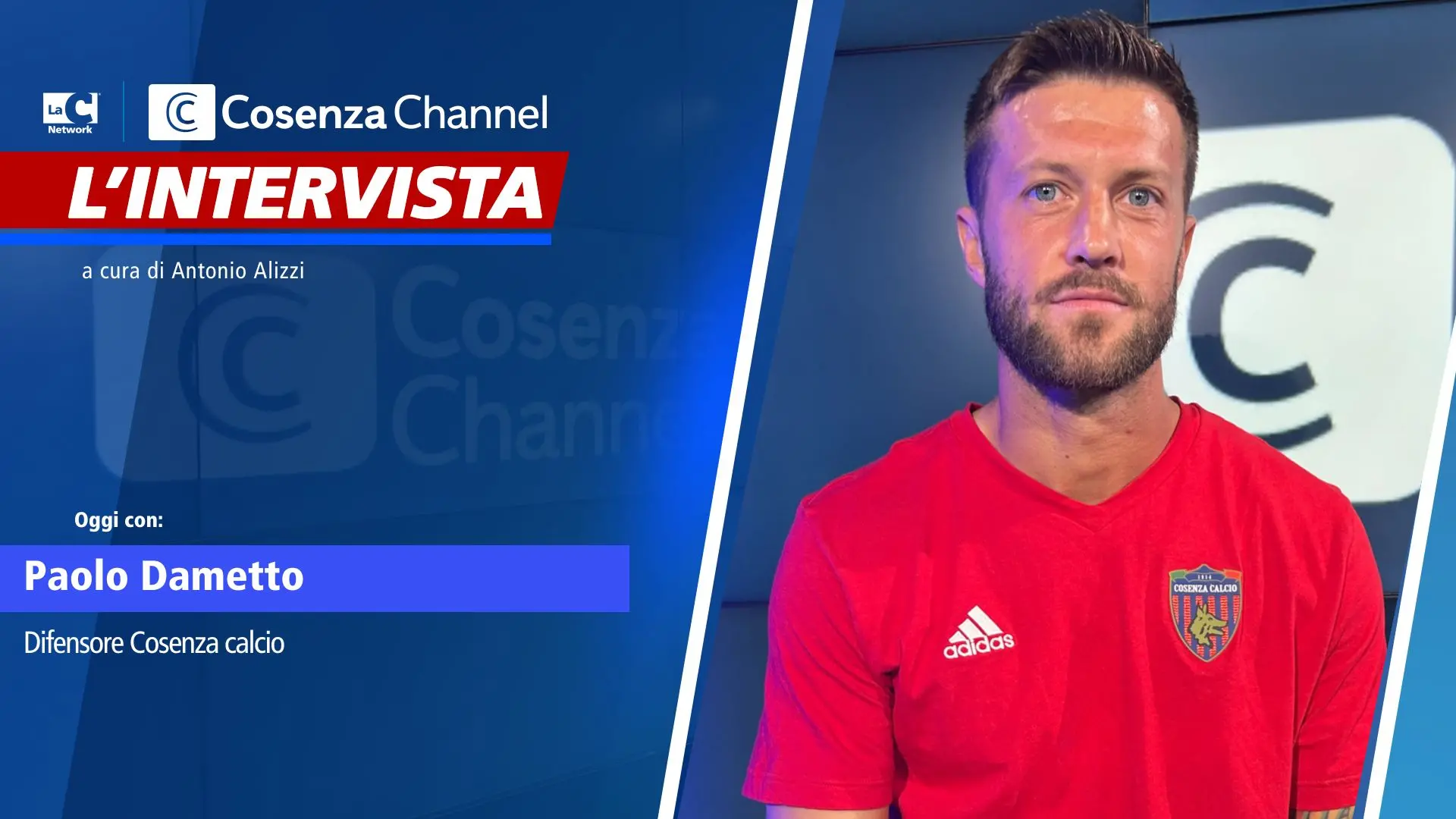 Paolo Dametto intervistato negli studi di Cosenza Channel