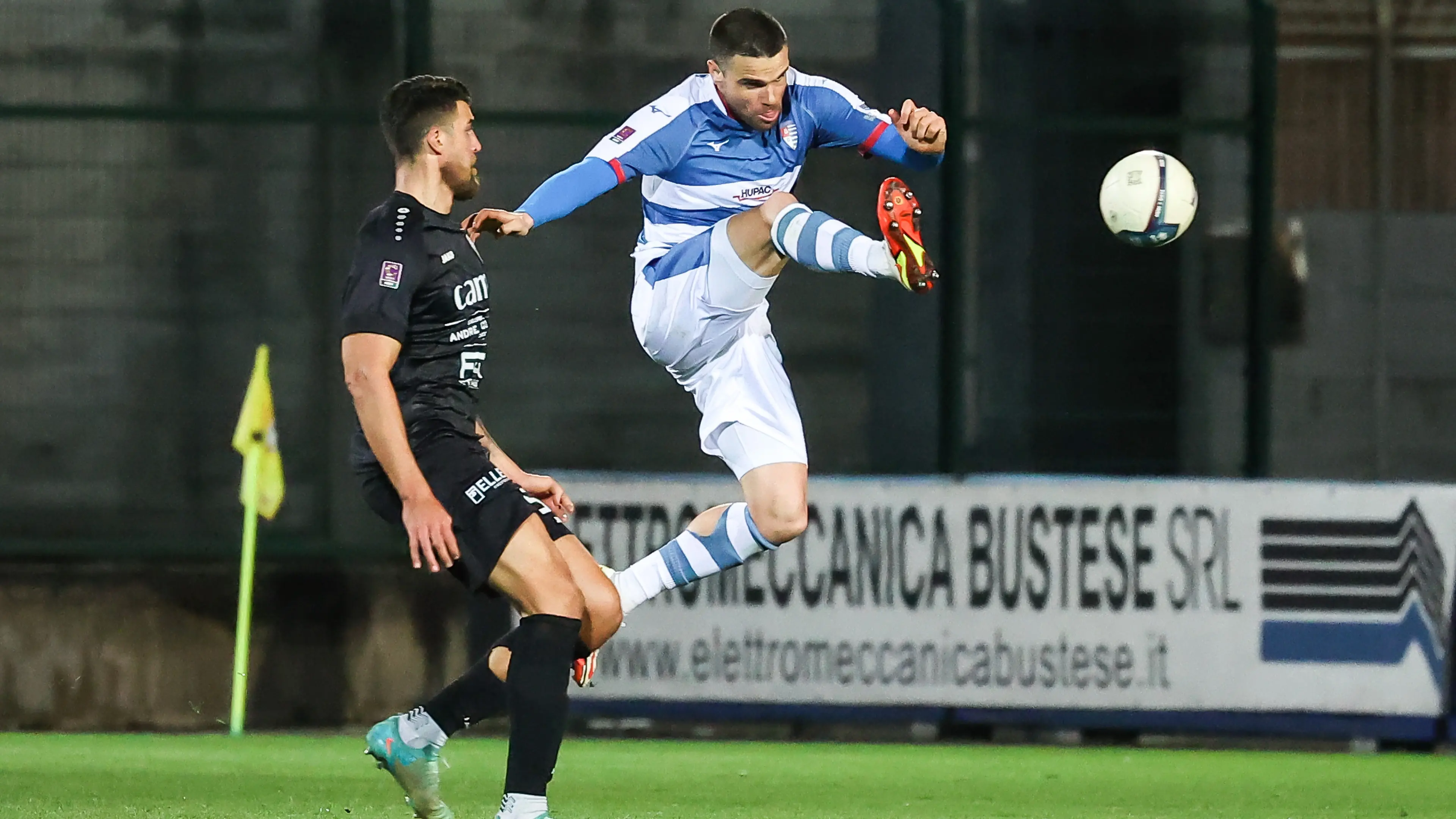 Giacomo Beretta during Pro Patria vs Arzignano Valchiampo, Italian football Serie C match in Busto Arsizio (VA) , Italy, March 13 2025