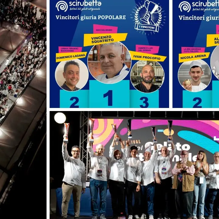 Scirubetta: a Reggio il Festival del gelato artigianale raccoglie 100mila presenze. Sul podio due fratelli siciliani\n