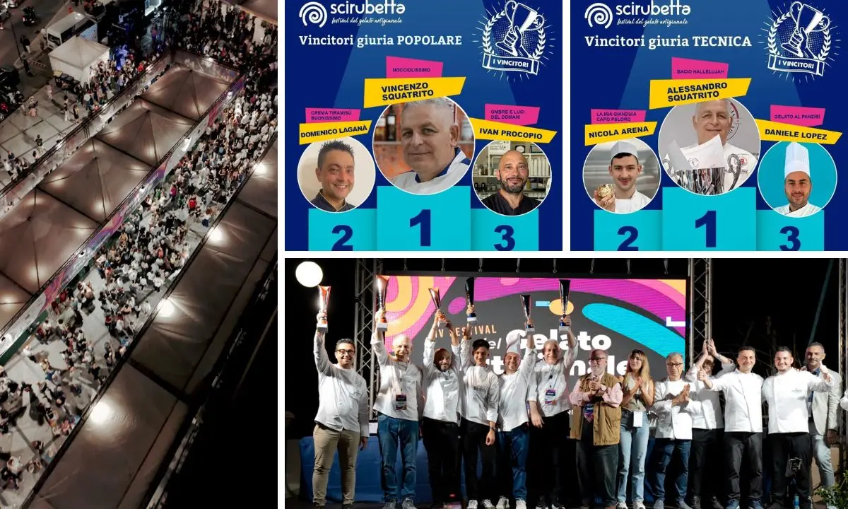 Scirubetta: a Reggio il Festival del gelato artigianale raccoglie 100mila presenze. Sul podio due fratelli siciliani\n