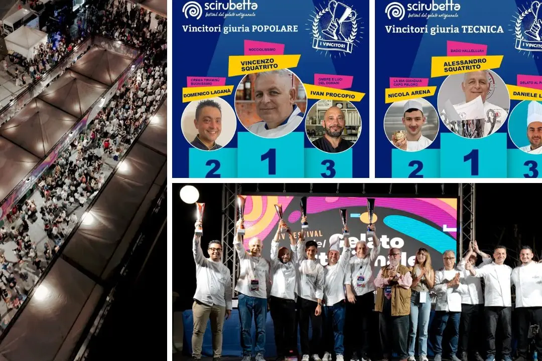 Scirubetta: a Reggio il Festival del gelato artigianale raccoglie 100mila presenze. Sul podio due fratelli siciliani\n