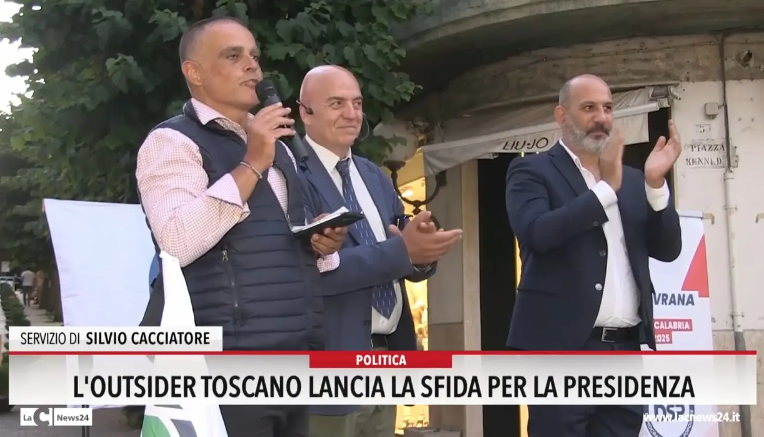 L'outsider Toscano lancia la sfida per la presidenza