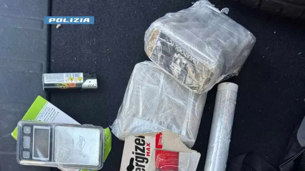 La droga sequestrata dalla Polizia