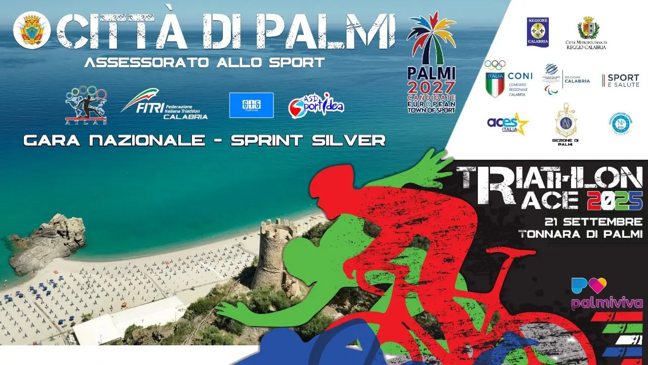 Tutto pronto per il “Triathlon Race 2025 – Città di Palmi”: domenica oltre 120 atleti in gara