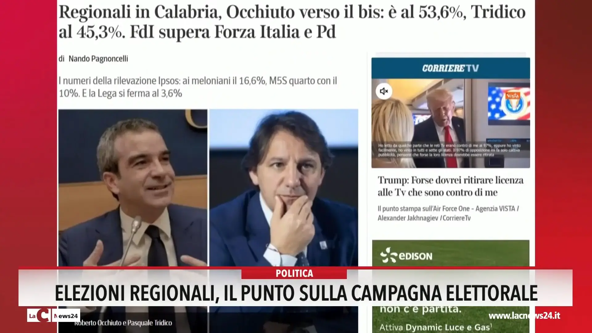 Elezioni regionali, il punto sulla campagna elettorale