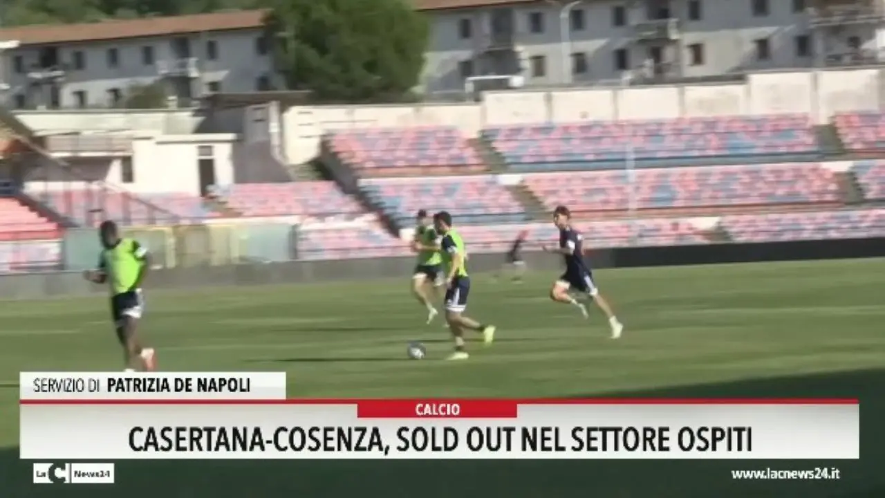 Casertana-Cosenza, sold out nel settore ospiti