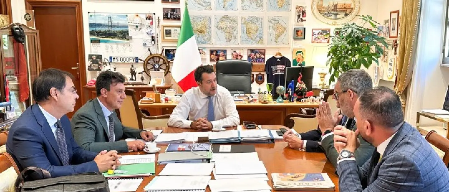 Ponte sullo Stretto, alta velocità e 106: il ministro Salvini\u00A0incontra l’Ordine degli ingegneri calabresi\n