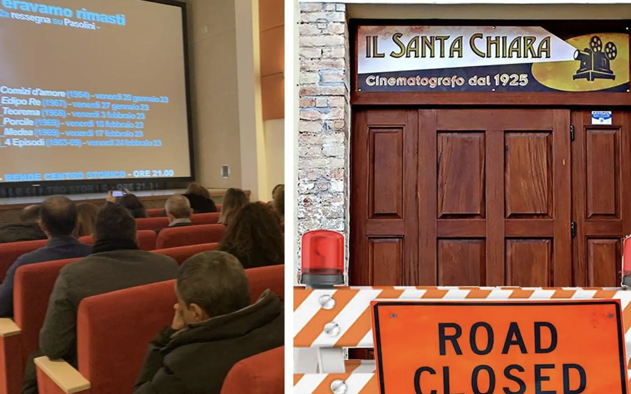 Il cinema Santa Chiara ritorna alle origini