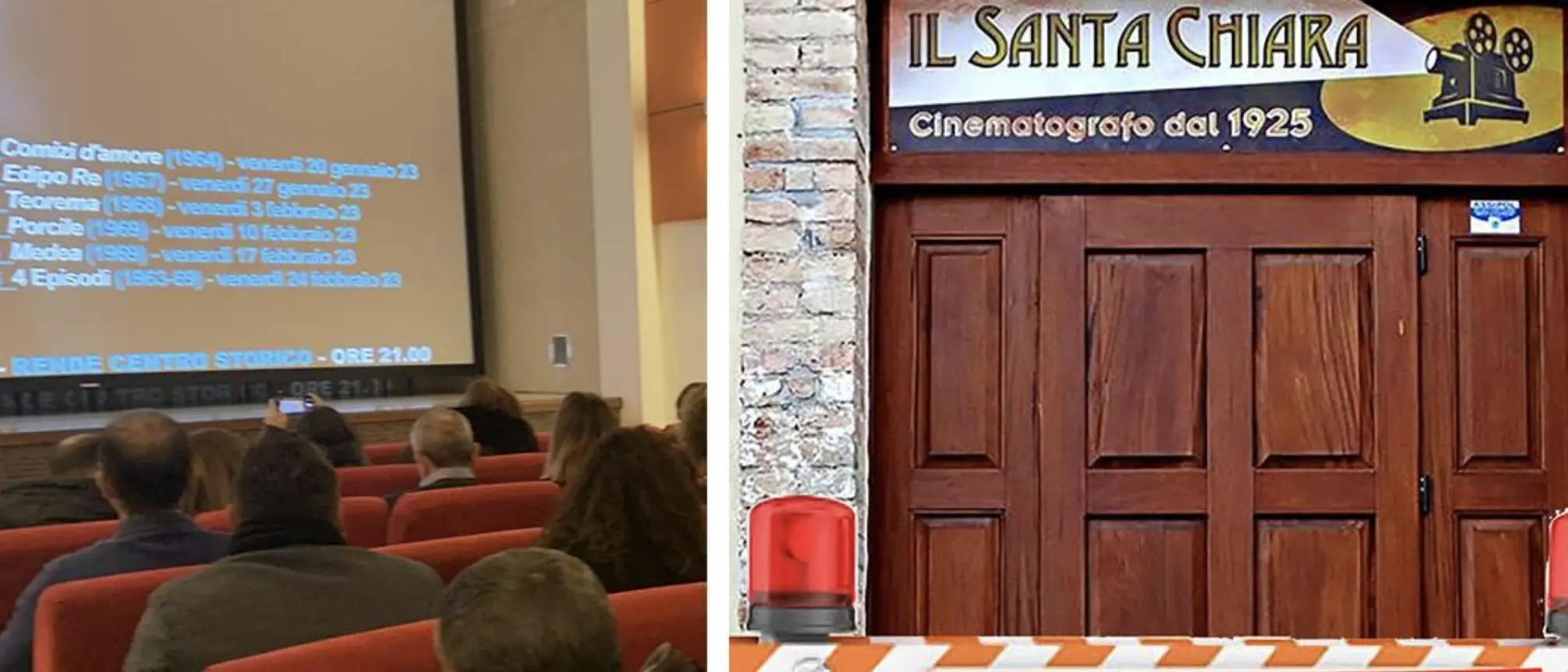 Il cinema Santa Chiara ritorna alle origini