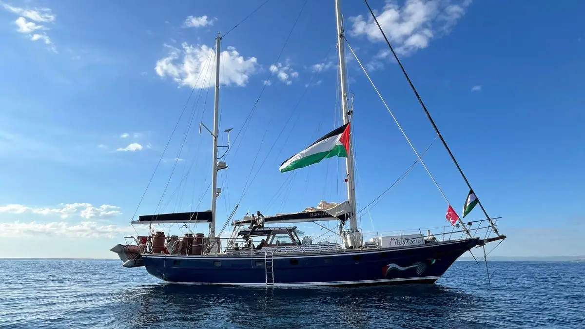 La flottiglia per Gaza partita dalla Sicilia