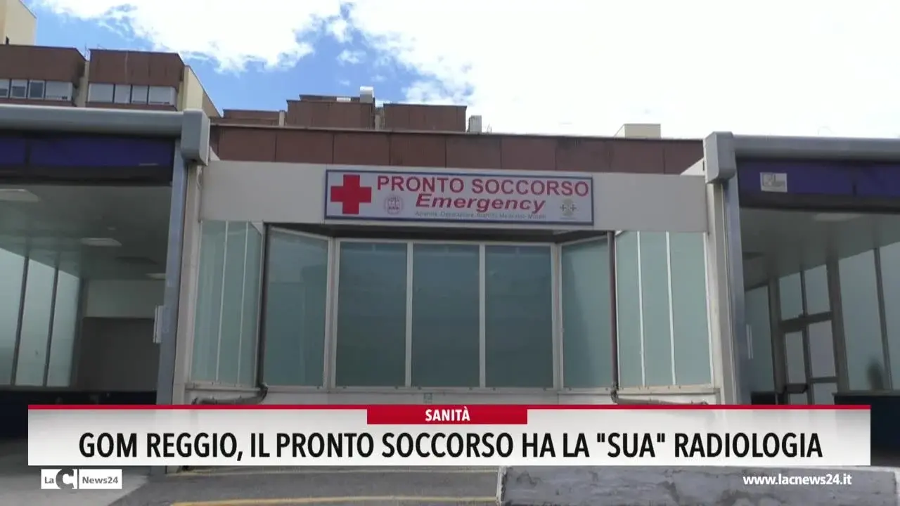 Gom Reggio, il pronto soccorso ha la sua radiologia
