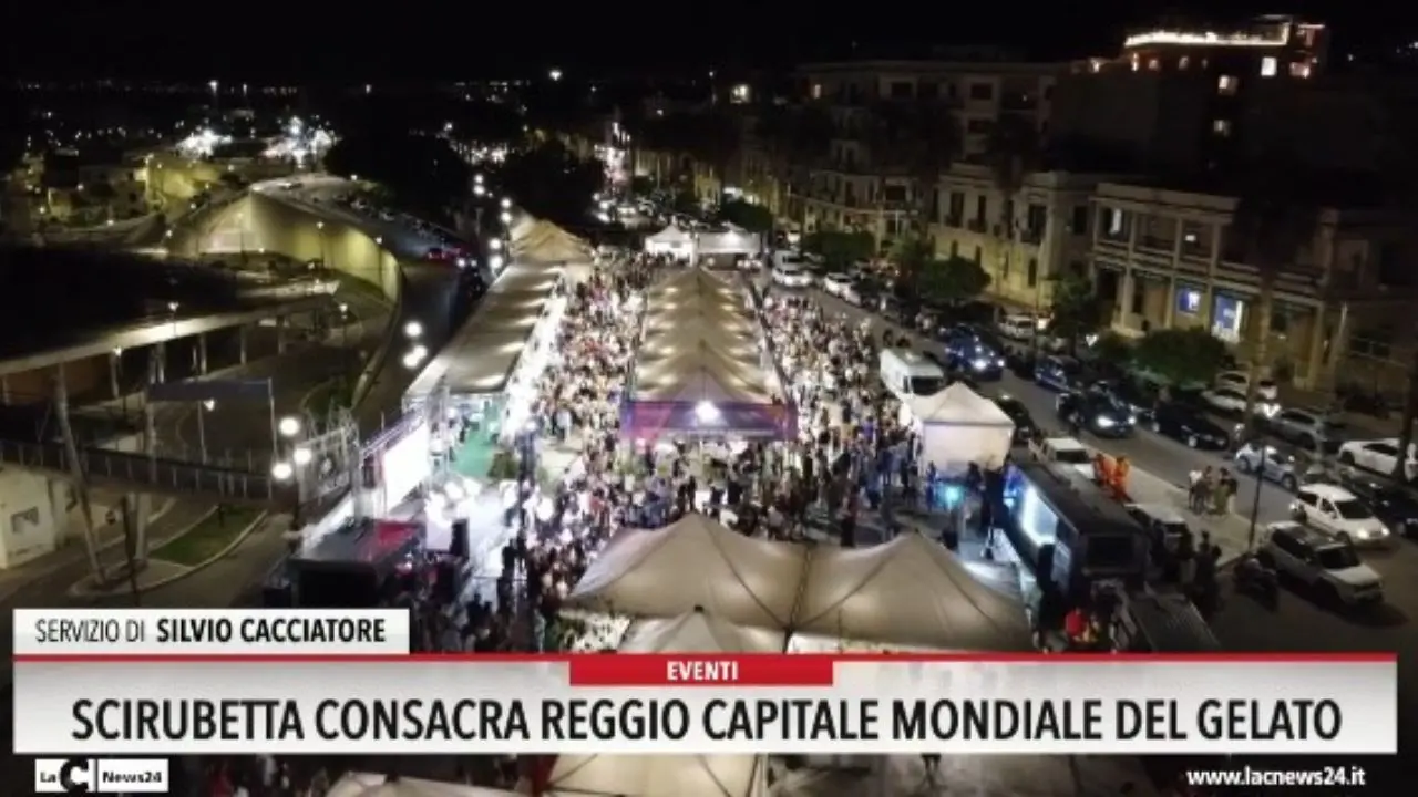 Scirubetta consacra Reggio capitale mondiale del gelato