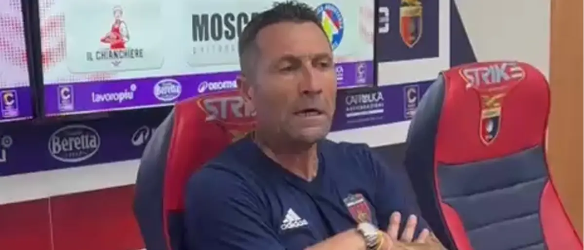 Casertana-Cosenza 1-1, Buscè: «Con i tre punti non avremmo rubato nulla. Poi quel mezzo cross...»\n