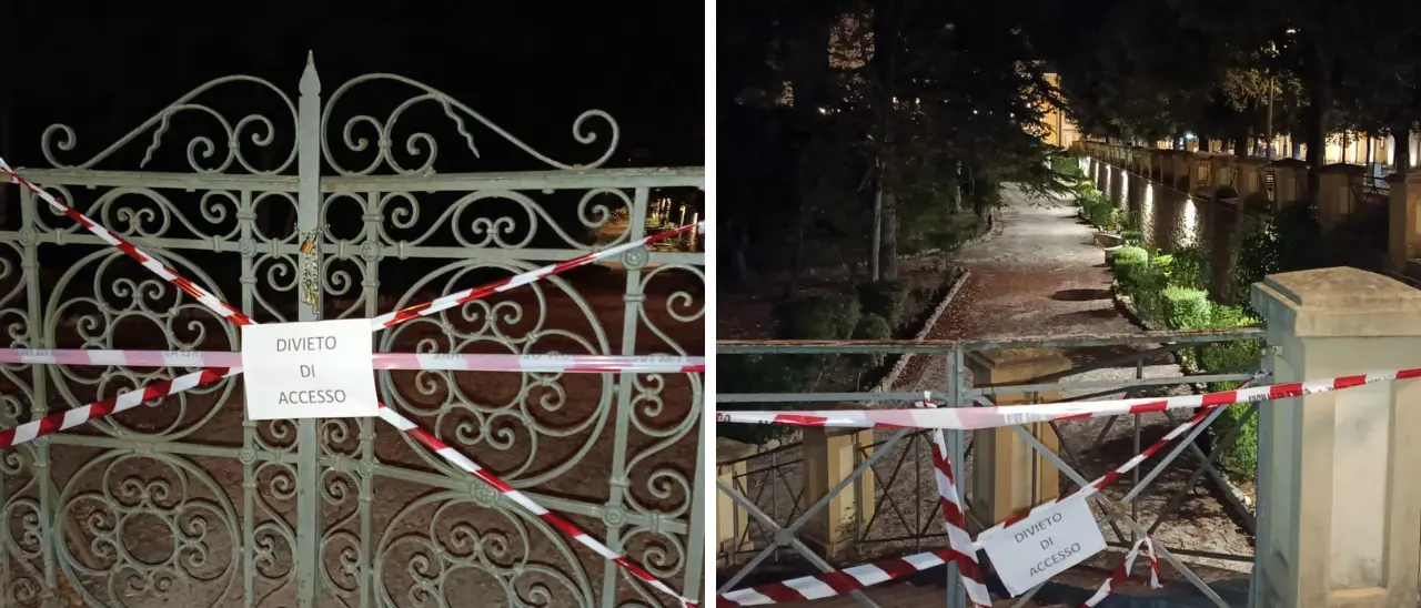 Sigilli alla Villa comunale di Vibo: la polizia locale chiude l’area verde per prevenire incidenti\n