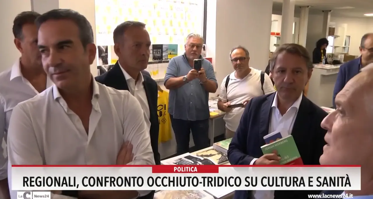 Regionali, confronto Occhiuto-Tridico su cultura e sanità