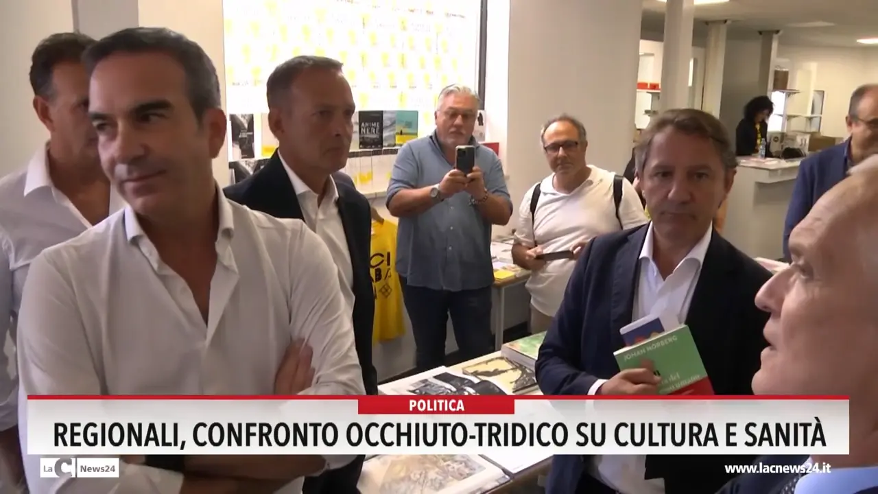 Regionali, confronto Occhiuto-Tridico su cultura e sanità