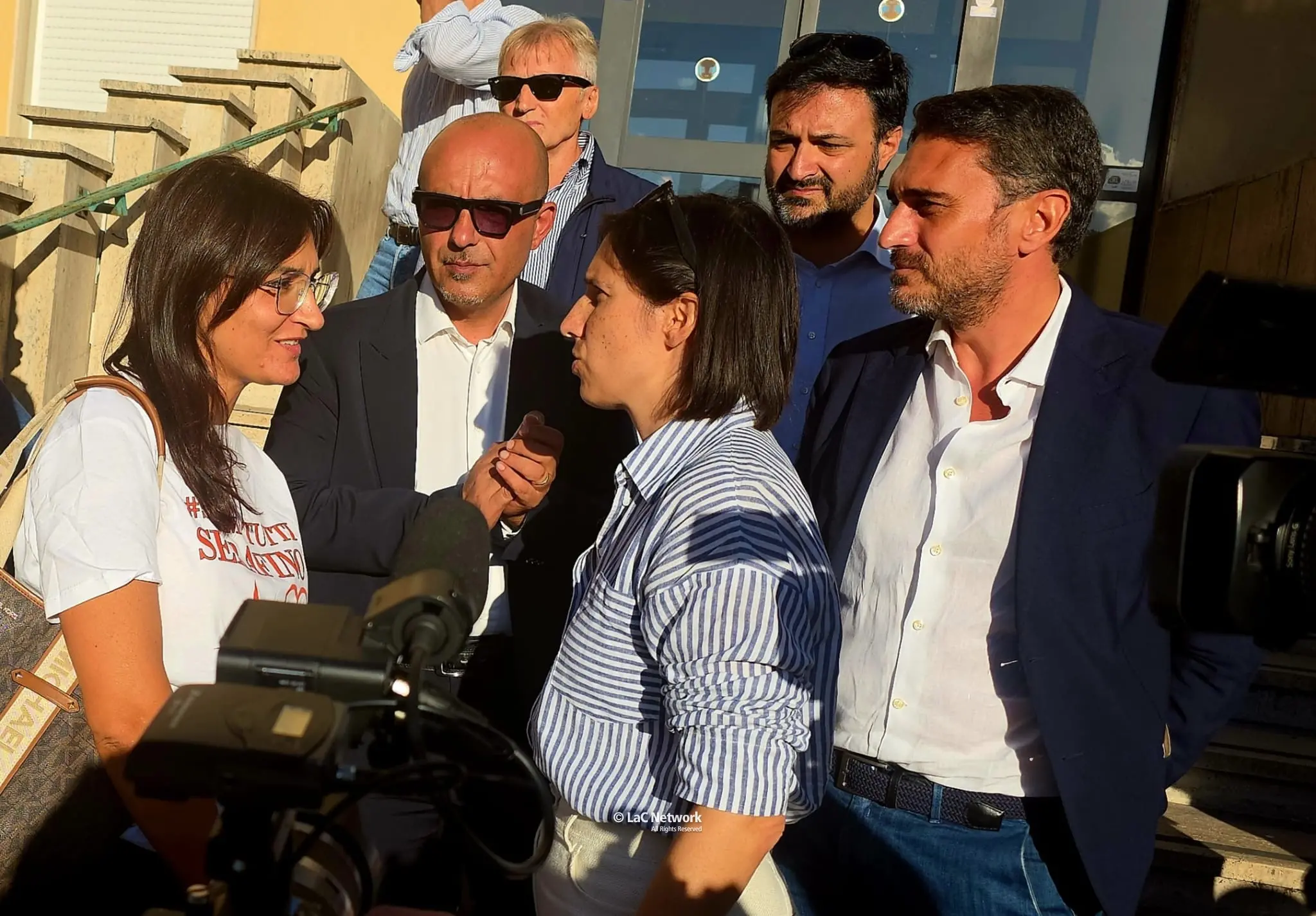L'incontro di Elly Schlein con Caterina Perri, vedova di Serafino Congi