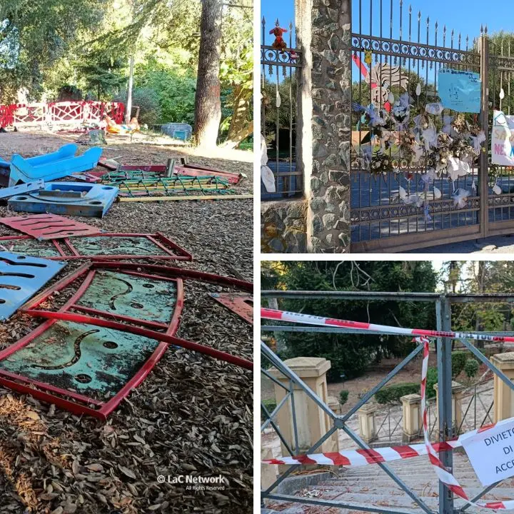 Smantellata in tutta fretta l'area giochi nel Parco delle Rimembranze: a Vibo è panico amministrativo –\u00A0VIDEO\n