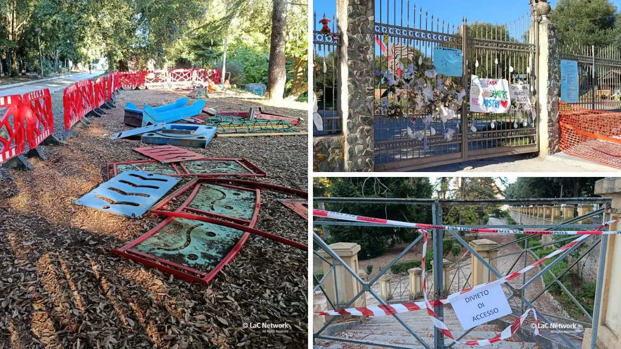 Smantellata in tutta fretta l'area giochi nel Parco delle Rimembranze: a Vibo è panico amministrativo –\u00A0VIDEO\n