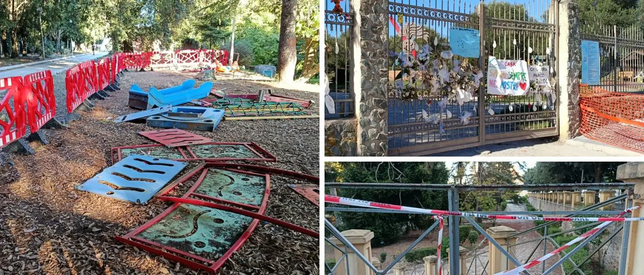 Smantellata in tutta fretta l'area giochi nel Parco delle Rimembranze: a Vibo è panico amministrativo –\u00A0VIDEO\n