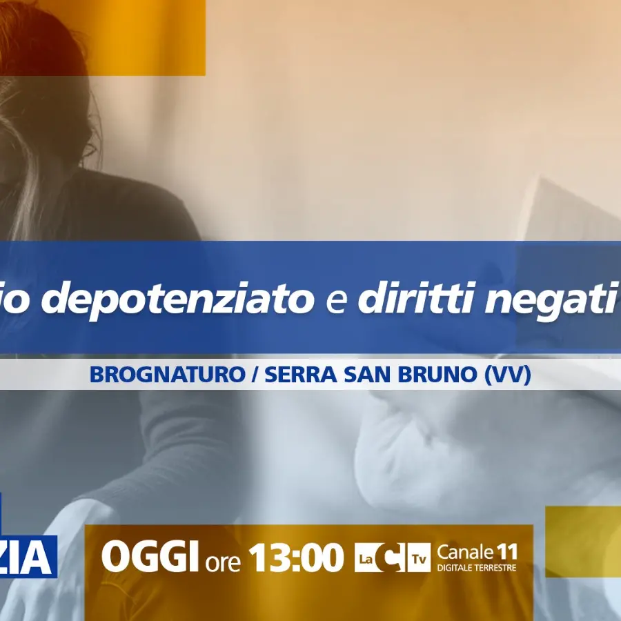 Il grido d’allarme sul consultorio di Serra San Bruno a Dentro la Notizia, tra depotenziamento e diritti negati