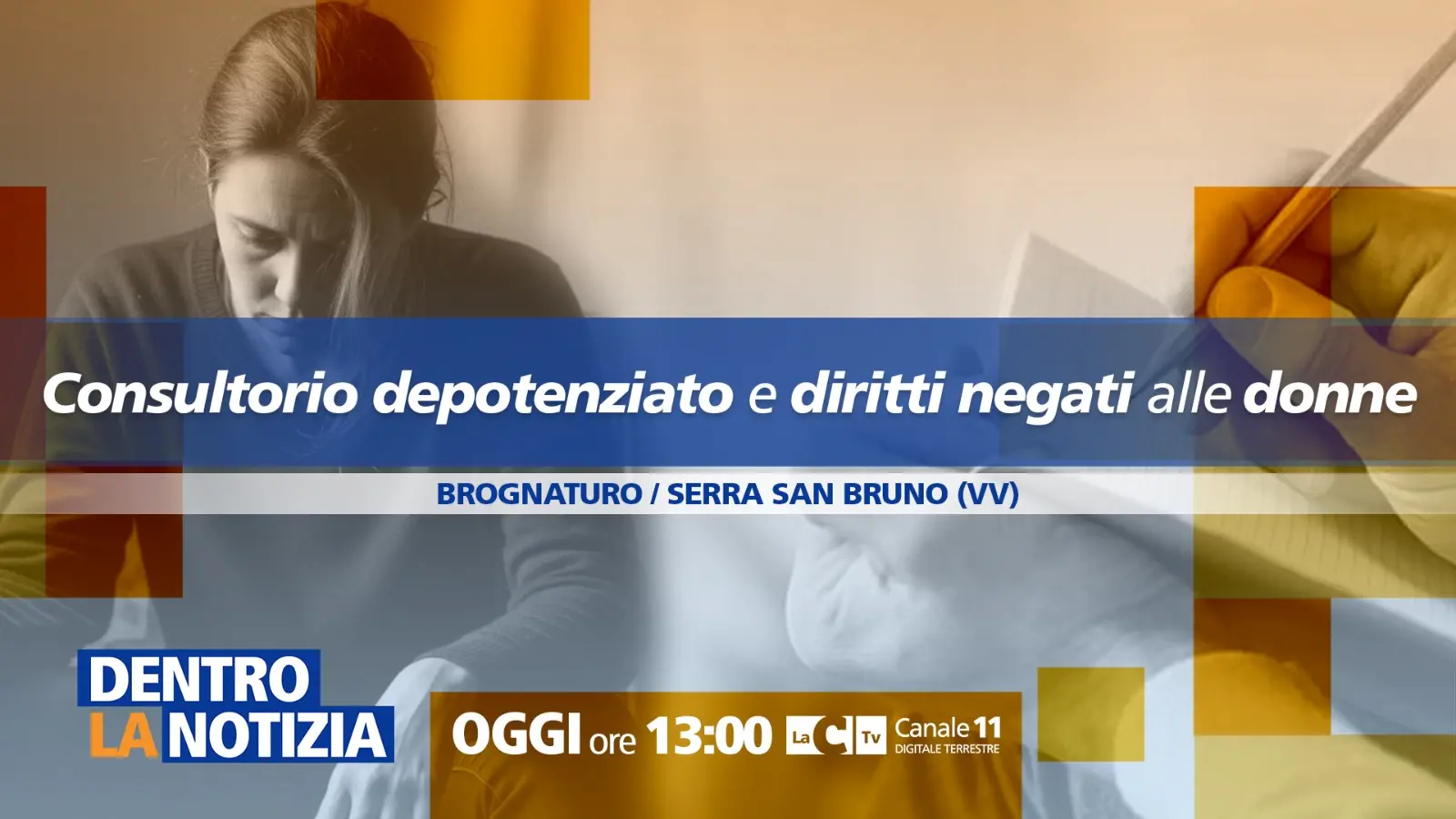 Il grido d’allarme sul consultorio di Serra San Bruno a Dentro la Notizia, tra depotenziamento e diritti negati