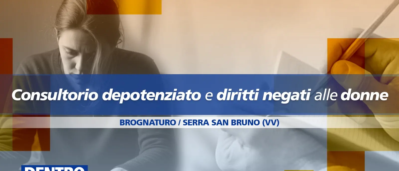 Il grido d’allarme sul consultorio di Serra San Bruno a Dentro la Notizia, tra depotenziamento e diritti negati