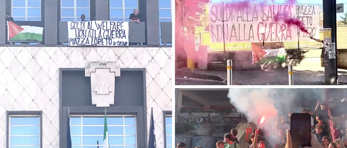 Cosenza, presìdi per la Palestina in ogni angolo dell’area urbana. Corteo alle 17.30\n