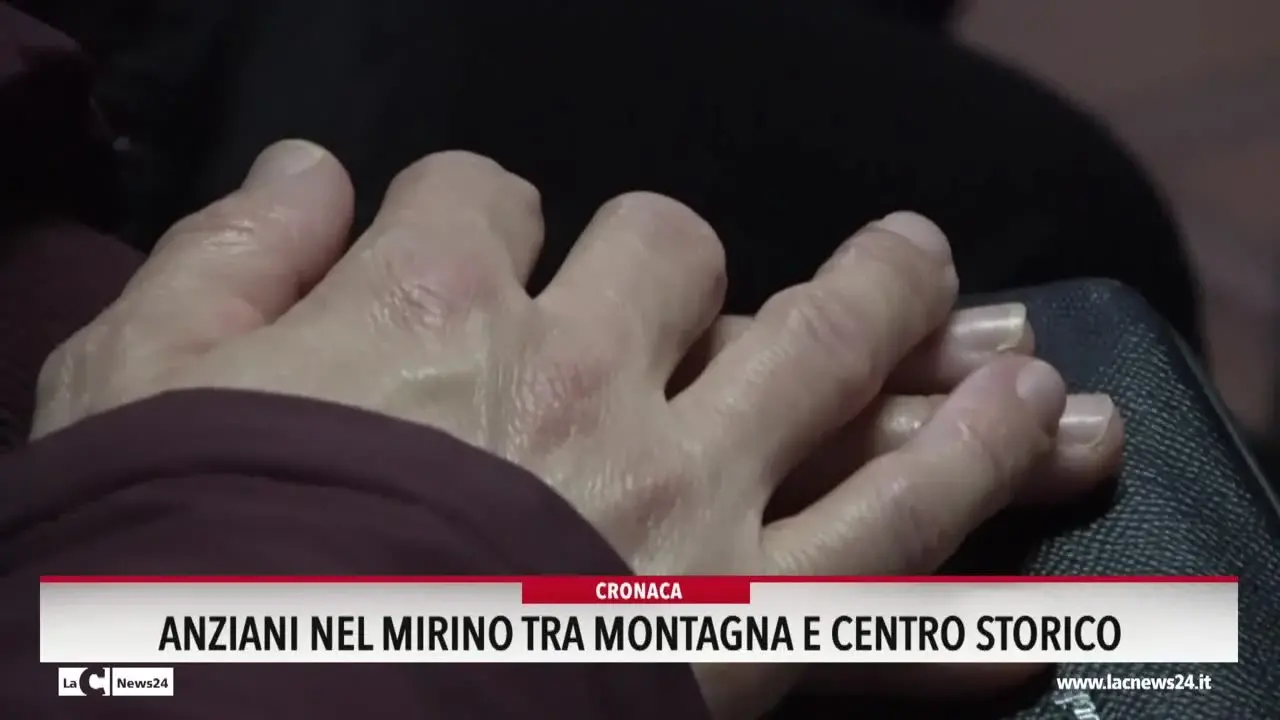 Anziani nel mirino tra montagna e centro storico