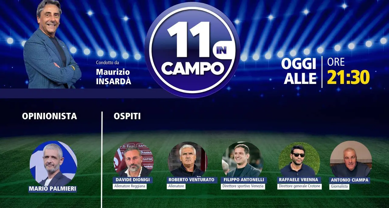 Il direttore generale del Crotone Raffaele Vrenna tra gli ospiti di “11 in campo”: appuntamento alle 21.30 su LaC Tv\n
