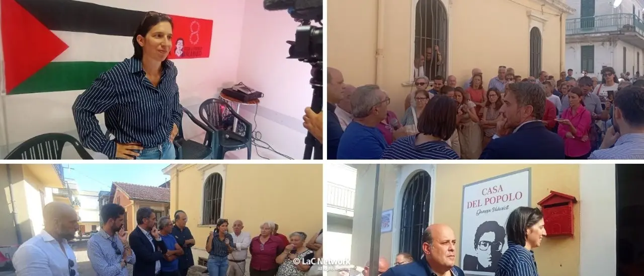 Elly Schlein a Rosarno con Tridico: «Questa è casa vostra, la ’ndrangheta è fuori posto»\n