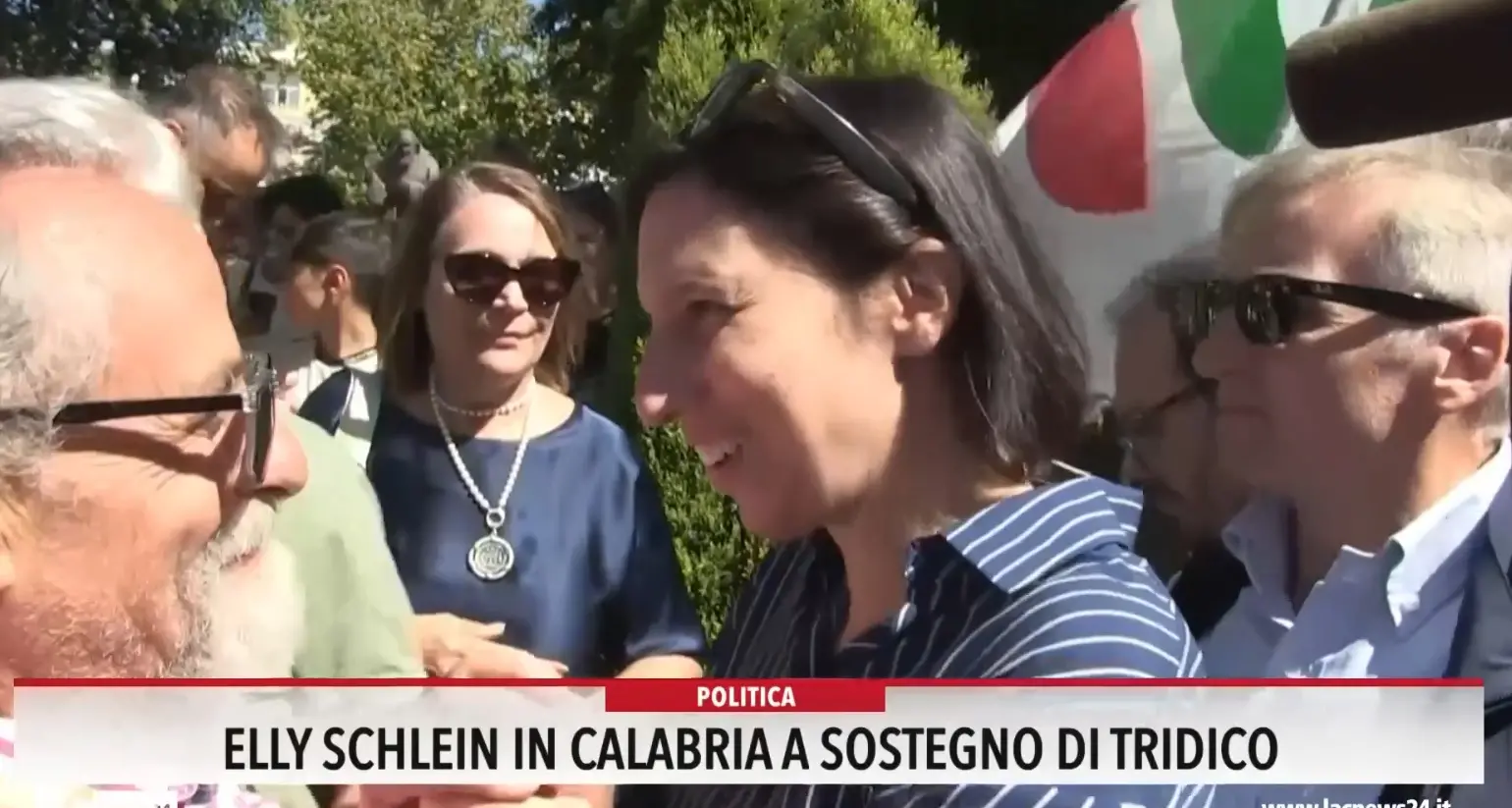 Elly Schlein in Calabria a sostegno di Tridico