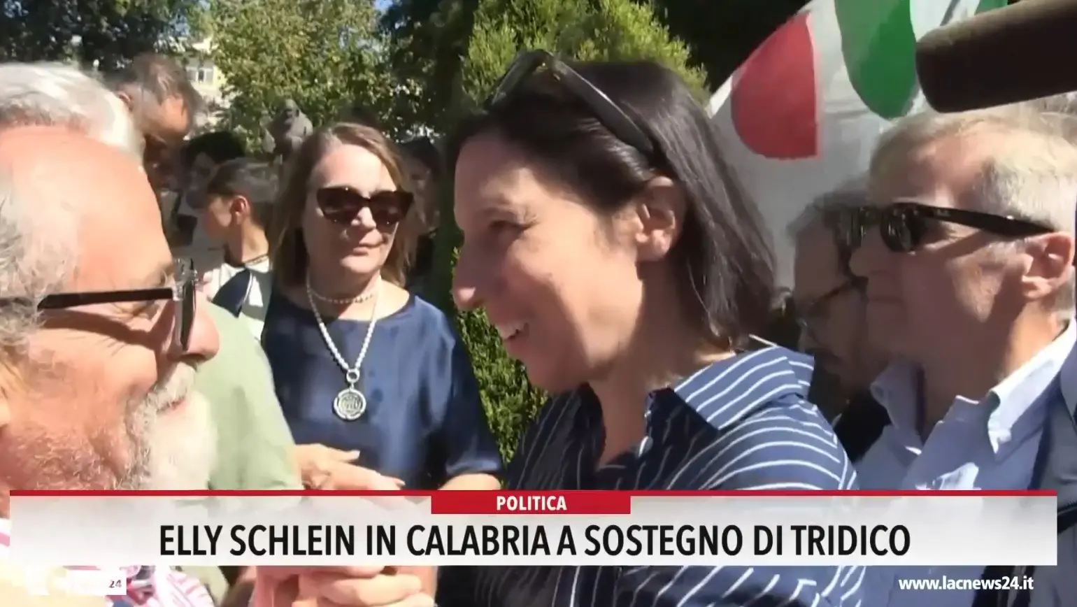 Elly Schlein in Calabria a sostegno di Tridico