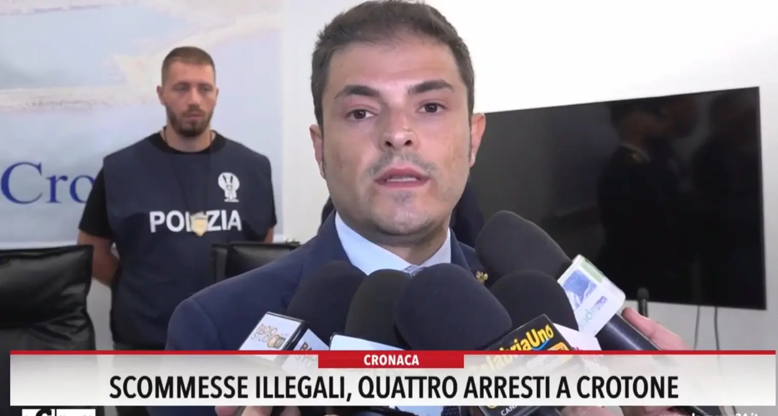 Scommesse illegali, quattro arresti a Crotone
