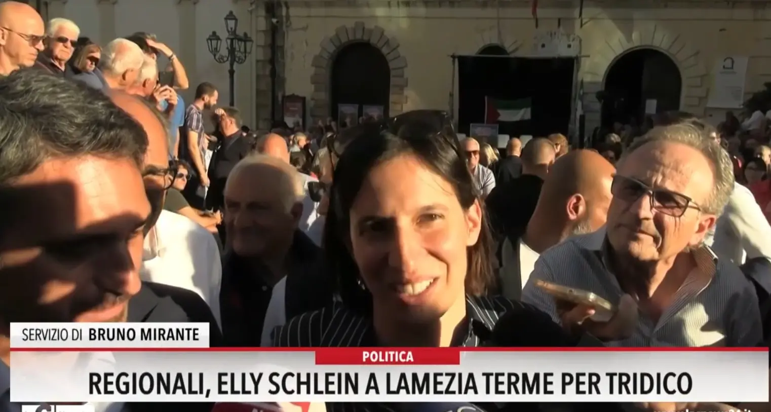 Regionali, Elly Schlein a Lamezia Terme per Tridico