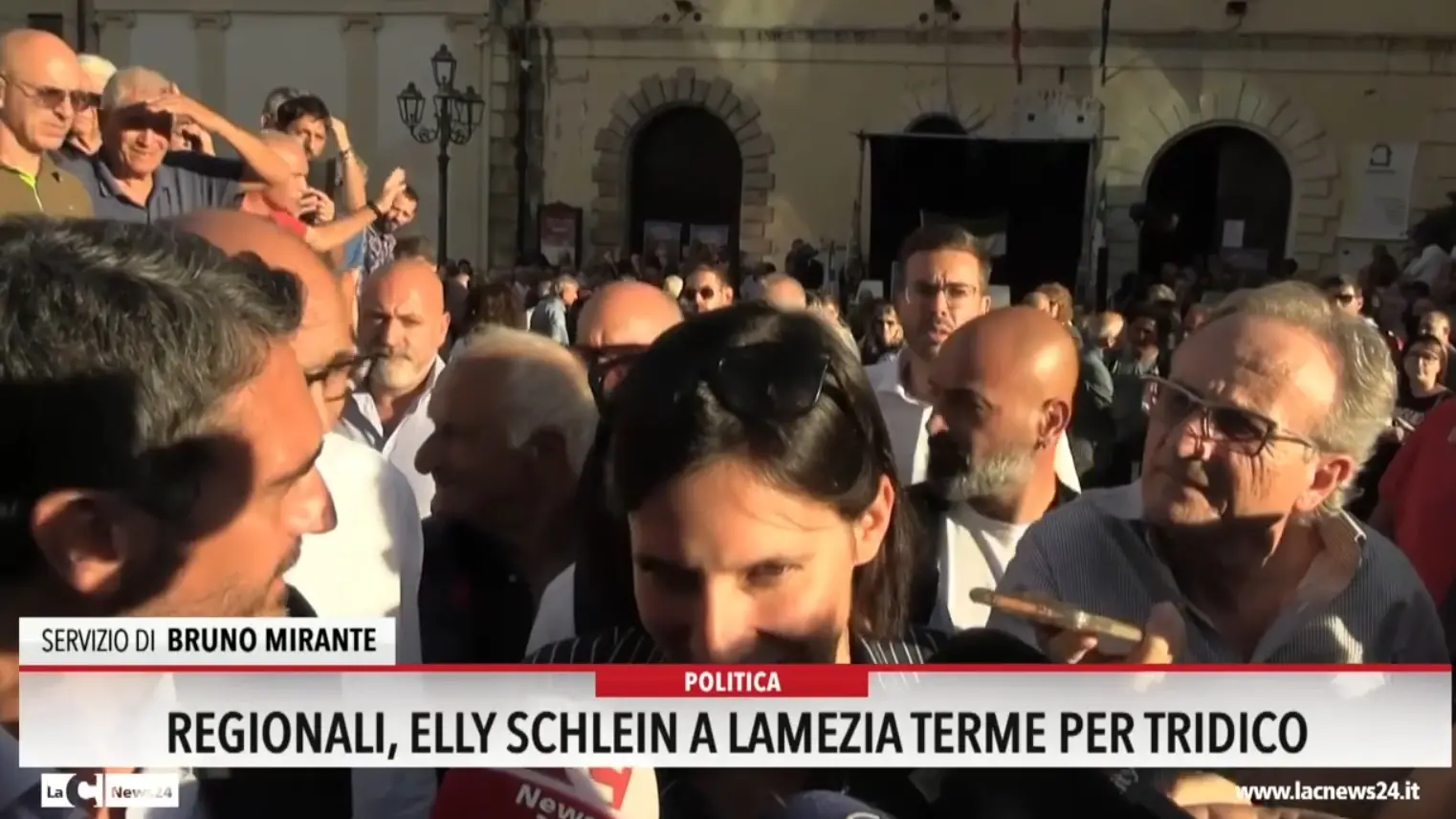Regionali, Elly Schlein a Lamezia Terme per Tridico