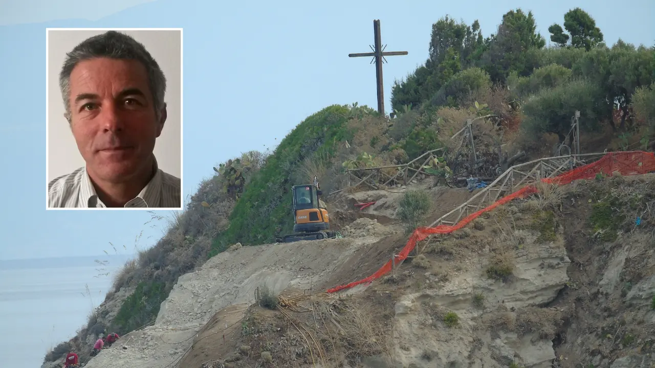 Una ruspa sull’Isola (fragilissima) di Tropea per i lavori di messa in sicurezza. Ietto (Unical): «Fermate questo scempio» –\u00A0VIDEO\n