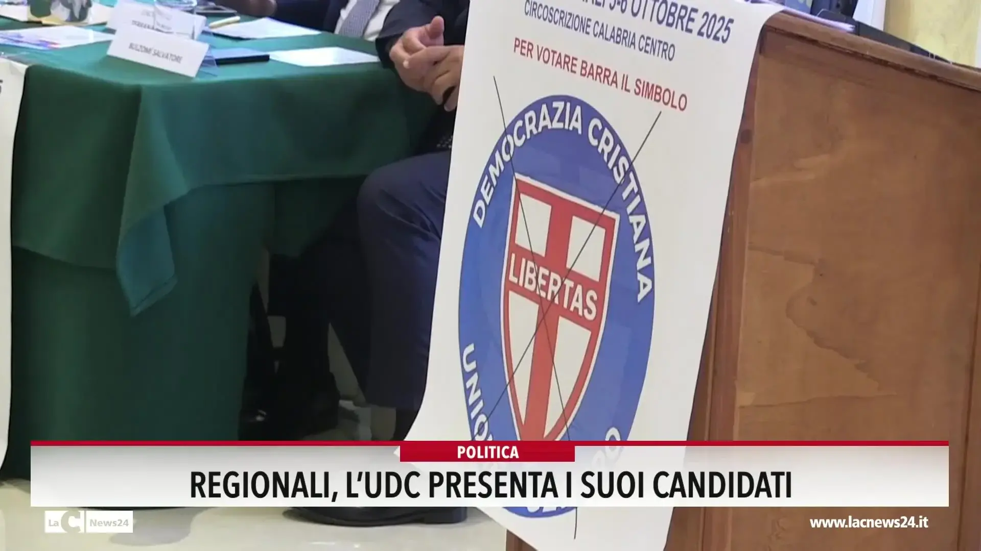 Regionali, l'Udc presenta i suoi candidati