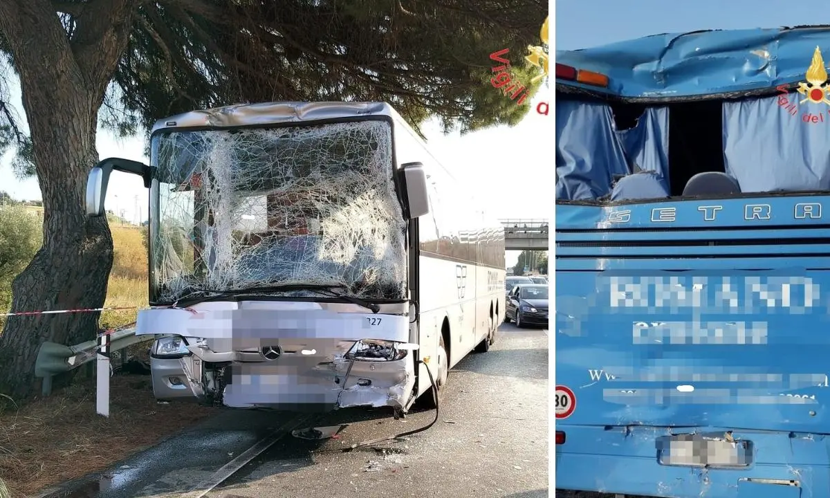 Incidente sulla 106: studenti feriti