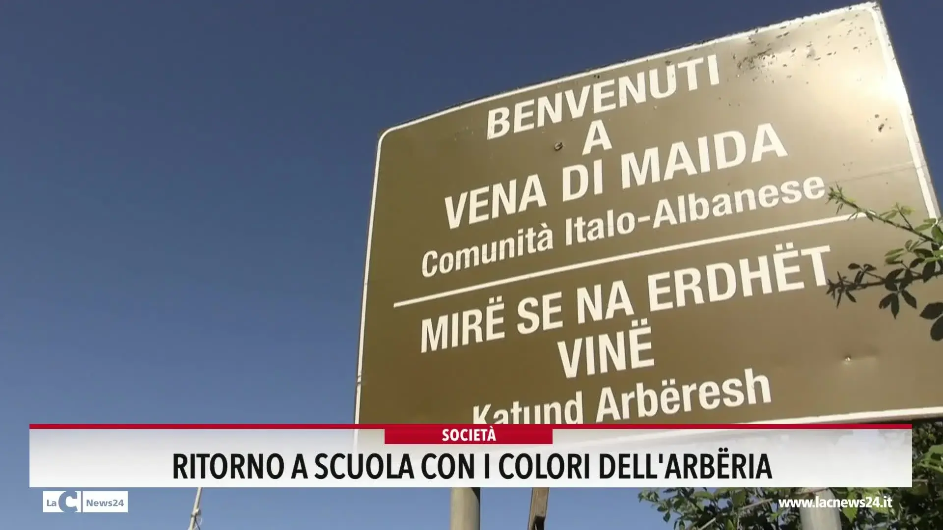 Ritorno a scuola con i colori dell'Arberia