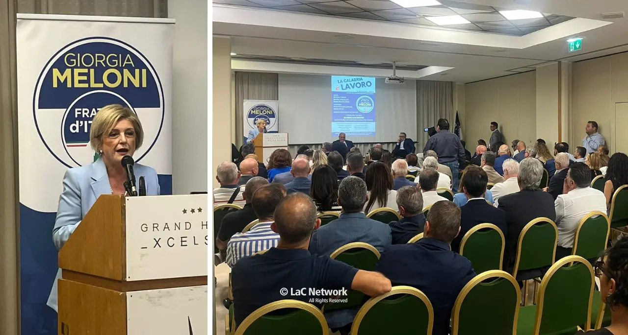 La ministra Calderone fa tappa a Reggio: «Lavoro in crescita in Calabria, occupazione\u00A0al centro delle politiche del governo»\n